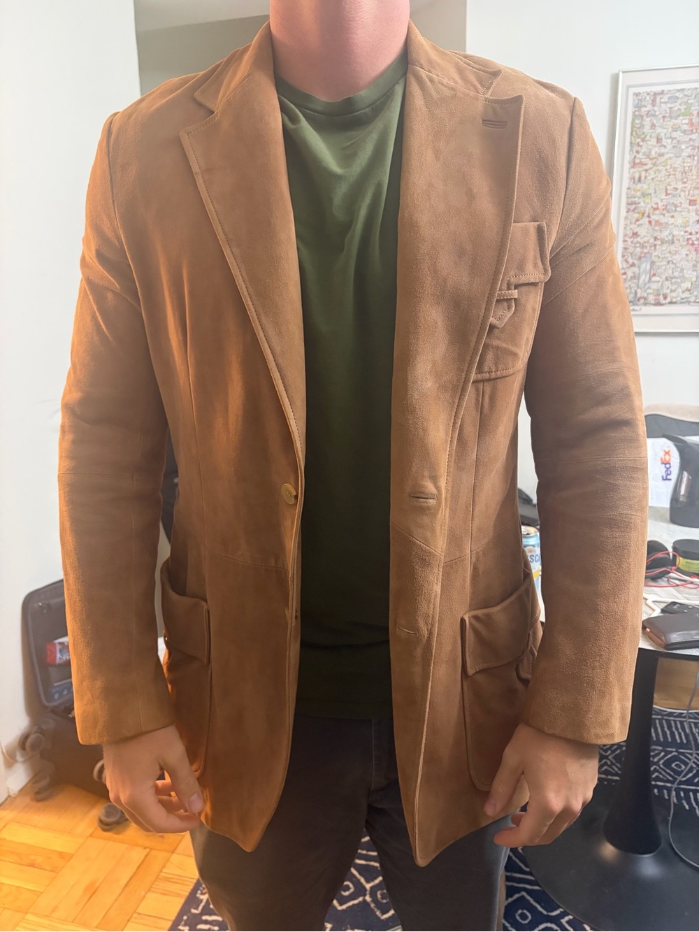 Gucci Brown Suede Sport Coat